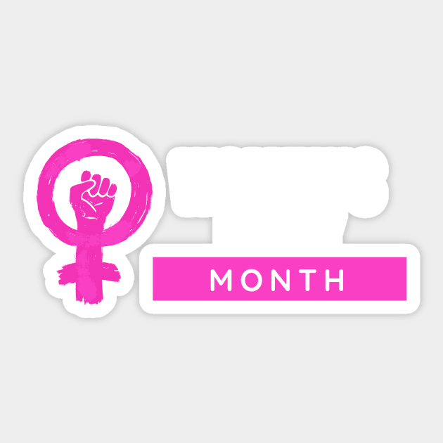 Women's History Month Sticker by yassinebd